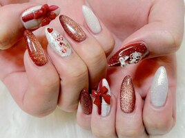 クリスマスネイル/雪の結晶/マグ