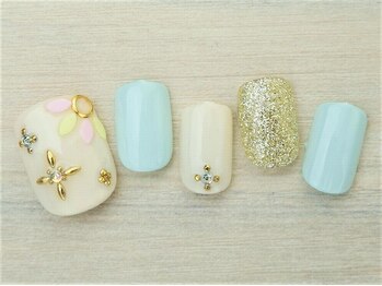 ネイルズガッシュ 大森駅前店(NAILs GUSH)/キュービックフラワー☆