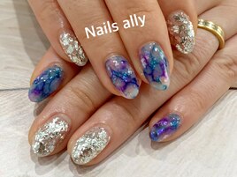 リキッドたらし込みアート