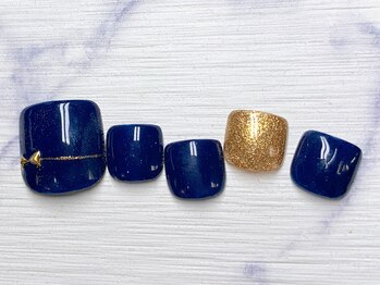 ネイルサロン インプレス(Impress)/シンプルフットネイル