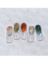 ネイルアンドまつげ リュフェール 五反田(Nail Lufaire)/ぷっくりフレンチ