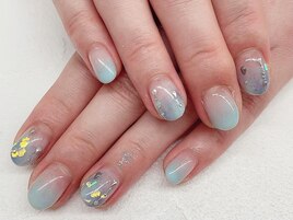 (菅家)梅雨ネイル