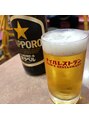 ミーナネイル(mina nail) 休日の昼間から飲むビールが最高です♪