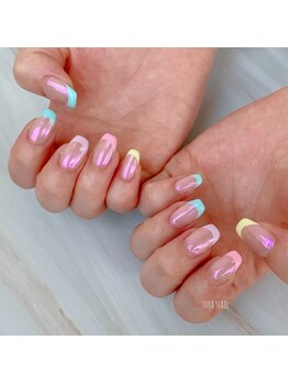 トラビューティー(TORA beauty)/オーロラネイル