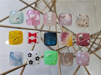 ホワイトジム(White Gym)/フット親指アートサンプル【2】