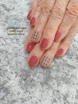 プライベート ネイルサロン マーマ(murmur)/チェックネイル