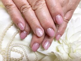 オフィスグラデーションネイル