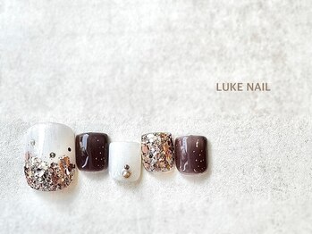 ルークネイル 恵比寿店(LUKE NAIL)/ホログラムグラデーション　春