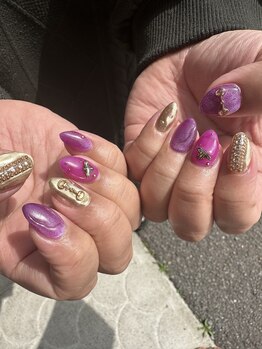 ネイルズビー 国府店(Nail's be)/ミラーネイル