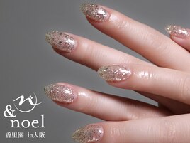 シルバー×ホログラムグリッター