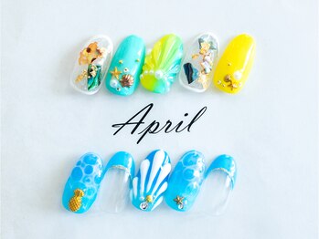 エイプリルプラス(April plus)/夏ネイル