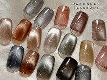 マリー ネイルズアンドラッシュアート モザイクモール港北店(MARIE NAILS & LASH ART)の雰囲気（大人気ミラーネイル、センス1UPなネイルも☆マグネット7700円～）