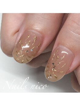 ネイルズニコ(Nails nico)/花火ネイル