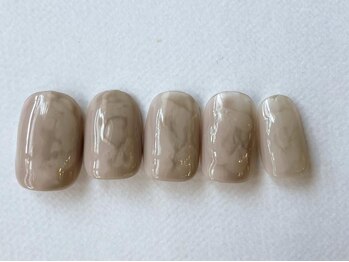 アイネイルズ 梅田店(I nails)/もやもやぷっくりニュアンス