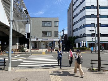 武蔵小金井整体からだばらんす/横断歩道を渡り、蛇の目通りへ