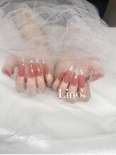 リノズネイルサロンプラス(Lino's Nail Salon +)/長さだし×ガラスフレンチ☆