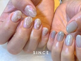 【パラジェル】水滴ネイル