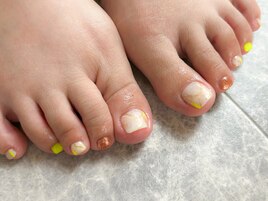 夏のフットネイル
