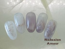 キラキラ春夏のネイル¥7980