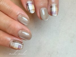 チェックネイル
