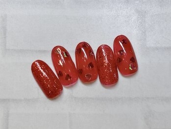 ライト ネイルズ ニシノミヤ(light nails NISHINOMIYA)/バレンタインネイル♪