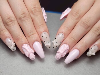 エムユーファイブネイル(MU5-nail)の写真/強度のあるアクリルスカルプで長さ出し!!ギャルだけじゃない【美人系スカルプ】という選択！美フォルム