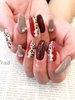 ネイルギャラリーアヴァン(NAIL GALLERY Avant)/レオパードネイル