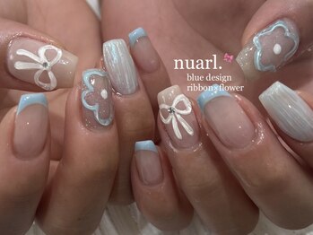 ヌアール(nuarl.)/リボン、フラワー