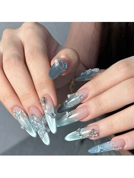 パンダゼット(Panda.z.)/ロング水色ネイル