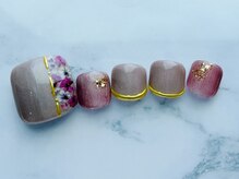 銀座ボニー 旭川店/春ネイル/花