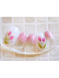 春待つチューリップ