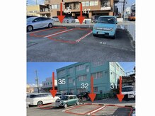 ココ 黒川店(COCO)の雰囲気（駐車場のご案内です。まつげパーマ/眉毛/マツエク）