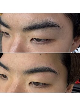 “PEPPU” eyebrow 中目黒【ペップー】［メンズ眉毛サロン・メンズアイブロウ］/【メンズ眉毛】アーチデザイン