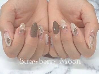 サロンストロベリームーン(Salon Strawberry Moon)の写真/安くて可愛いデザインをしたい方必見★トレンドデザイン豊富!トップネイリストが理想の指先へと施します♪