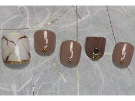 定番人気のオトナ大理石nail