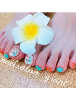 グラント(NAIL SALON&SCHOOL grant)/定額フットネイル5700円