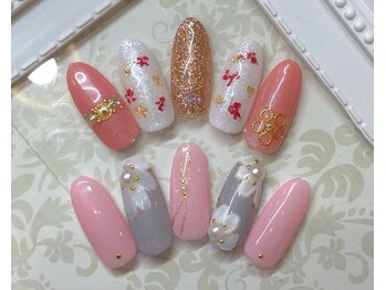 ティーエヌ 本厚木店/春ネイル6500円【7150円税込】