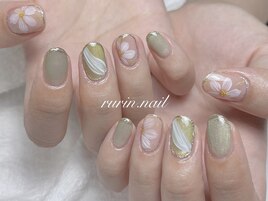 お花ネイル