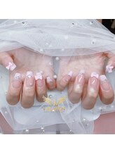 ヘブン ネイル 鶯谷(HEAVEN Nail)/ピンクフレンチネイル