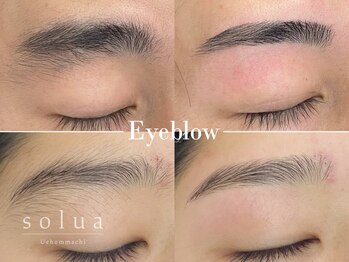 ソルア 上本町(solua)の写真/男性のお客様も大歓迎♪美眉ワックス脱毛(1回)¥3000☆経験豊富なスタッフが黄金比の美眉を実現!