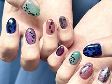 推しカラーモードネイル★