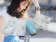 ネイルサロン マジックガール(Nail Salon MagiqueGirl)/【押し花ネイル】