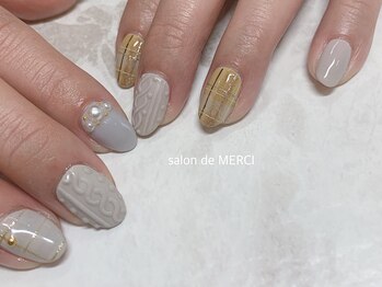 サロン ド メルシー(Salon de MERCI)/ニットネイル☆