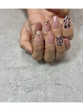 ネイルサロンファストネイルプラス 新宿店(FAST NAIL PLUS)/夏ネイル2021【ゼブラ柄】