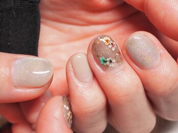 ビューティトリップ(Beauty TRIP)/リクエスト多数◇押し花ネイル