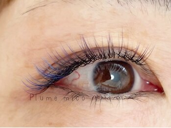 プルームミコ(Plume mico)/全体MIX紫＆目尻プラス青