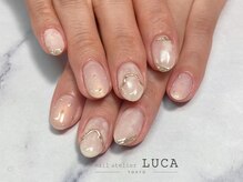 ネイルアトリエルカ(nail atelier LUCA)/M-593 大人ニュアンスネイル