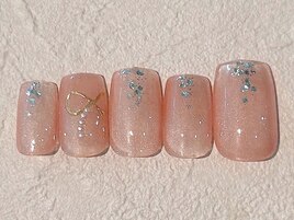 キラキラパールリボン