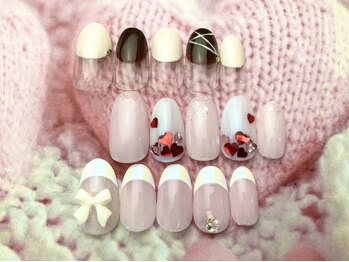 フェリーチェスト(felichest)の写真/初回オフ無料&ウォーターケア込!平日16時迄のご来店でお得価格も◎華やかなアートが可愛い限定メニュー登場