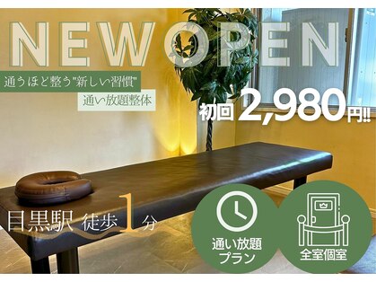TATSUYA目黒整体院(併設 整骨院)肩こり/腰痛/姿勢・骨盤矯正/ヘッドスパ/整体の写真